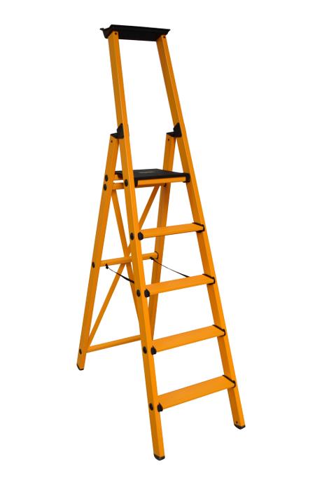 Front step ladder made of fibreglass 3 rungs