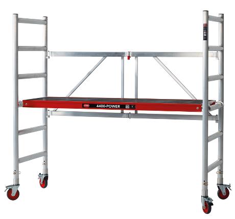 Altrex Folding Scaffolding 44 Power - Flexible scaffolding - working height up to 3 metres and the height can be adjusted as needed.