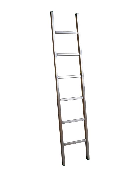 Single ladder, Standard, 6 rungs - The standard ladder is for the discerning DIYer and semi-professional - rung spacing: 300 mm. Width 403 mm
