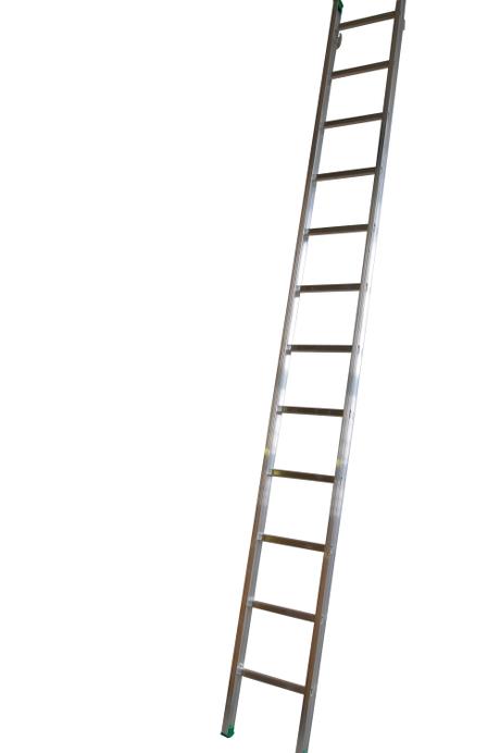 Single ladder, Standard, 12 rungs - The standard ladder is for the discerning DIYer and semi-professional - rung spacing: 300 mm. Width 403 mm