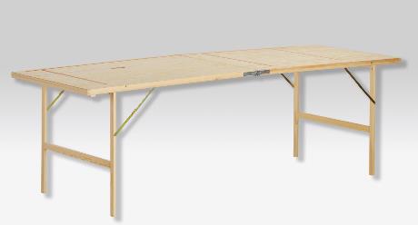 2-section folding table